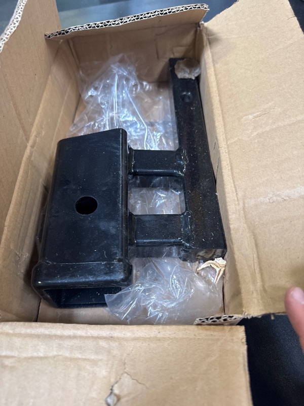 Photo 1 of 1-1/4 To 2" ch Adapter 1.25 to 2" Hitch Adapter Solid Shank 1.25" Hitch Extension Include 1 Set of 1/2” Hitch Pin&Clip