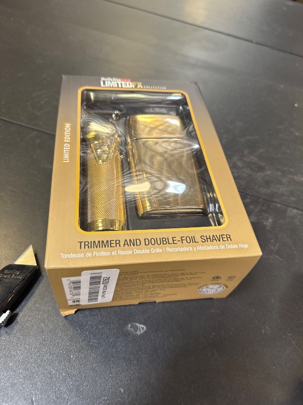 Photo 1 of BaBylissPRO LIMITEDFX Trimmer and Shaver Prepack - Gold