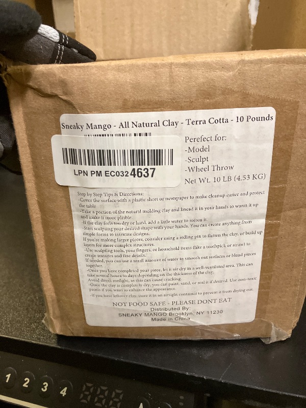 Photo 1 of 10 Pound Air Dry Natural Clay - Great for Molding & Sculpting - Great for Kids & Adults of All Skill Levels - Perfect for Arts & Crafts (Terra Cotta, 10 Pounds)