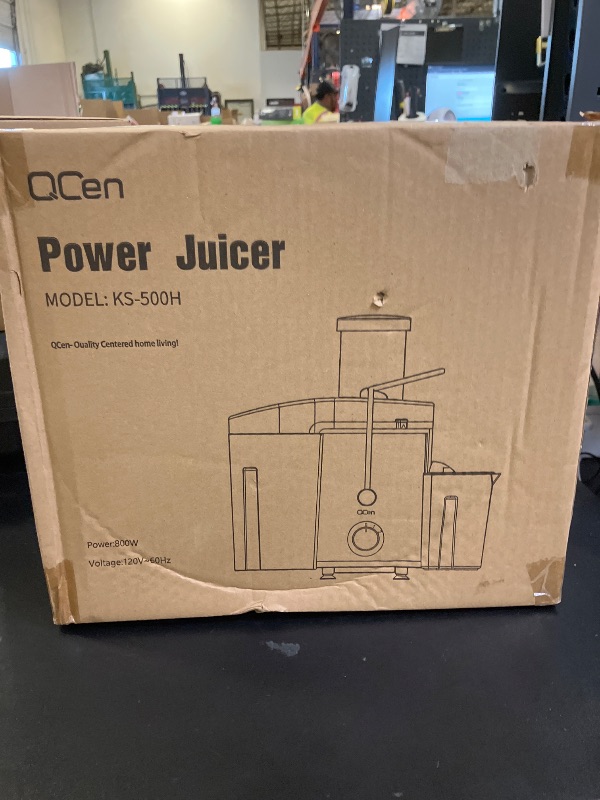 Photo 1 of Juicer Machine, 800W Centrifugal Juicer Extractor with Wide Mouth 3” Feed Chute for Fruit Vegetable, Easy to Clean, Stainless Steel, BPA-free (Green)