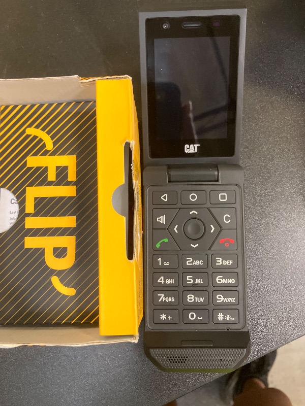 Photo 1 of Cat S22 Flip (16GB) 2.8" Touchscreen, Android 11, IP68 Water Resistant, 4G LTE GSM (T-Mobile Unlocked for MetroPCS, Global) (Black)