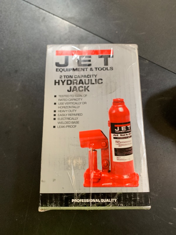 Photo 1 of JET 2-Ton Hydraulic Bottle Jack (Model JHJ-2)