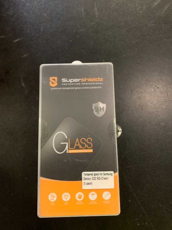 Photo 1 of Supershieldz (3 Pack) Designed for Samsung Galaxy S22 5G (6.1 inch) Tempered Glass Screen Protector, Anti Scratch, Bubble Free