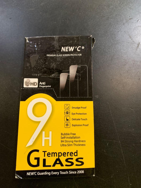Photo 1 of NEW'C [3 Pack Designed for iPhone 15/15 Pro (6.1 Inch) Screen Protector Tempered Glass,Case Friendly Ultra Resistant