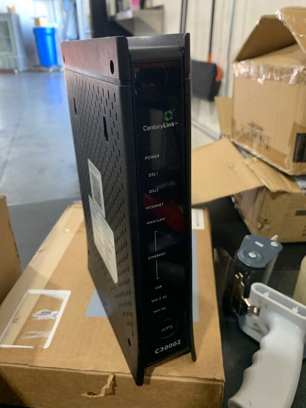 Photo 1 of ZyXEL C3000Z Dual-Band 802.11b/g/n Gigabit Modem for CenturyLink (Renewed)