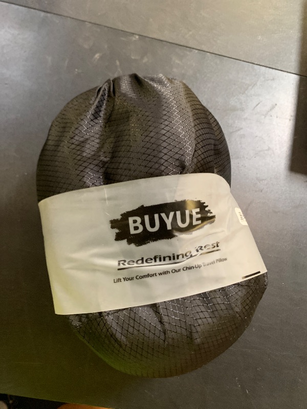 Photo 1 of BUYUE Kids Travel Pillows for Airplane, 360° Head Support Sleeping Essentials for Boys Long Flight, Skin-Friendly Soft Neck Pillow for Traveling in Car Seat, (Small, Black Grey, 40-90 lbs)