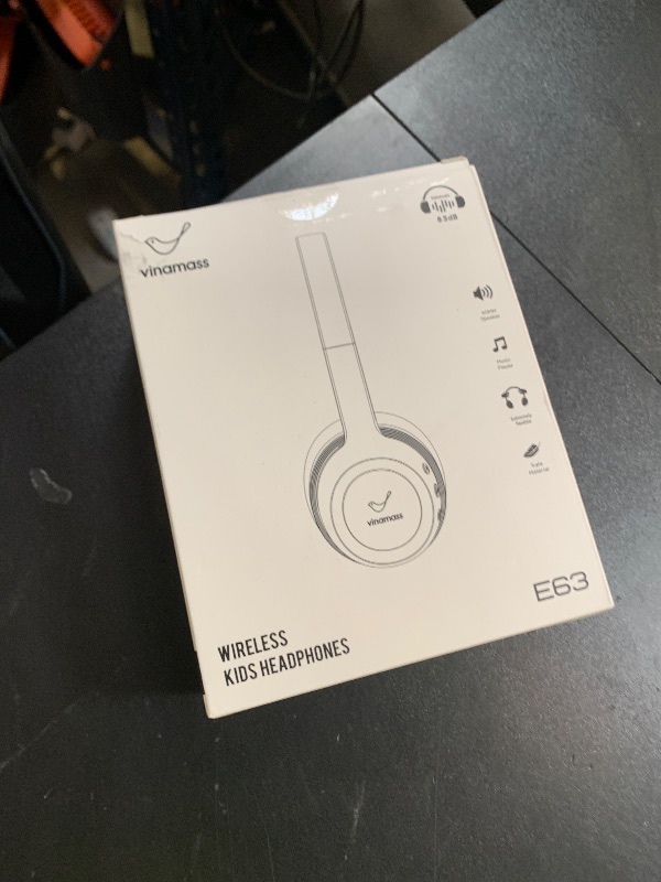 Photo 1 of Kids Bluetooth Headphones,Kids Headphones Wireless with 85dB Volume Limiter, 30H Playtime, Adjustable Headband,Over-Ear Headphone for Kid School Online Class Travel