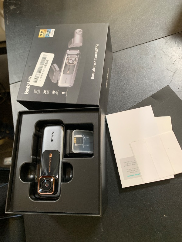 Photo 1 of BOTSLAB 4K+2K Dual Dash Cam Front and Rear, Dashcam with Voice Control, STARVIS, ADAS Driver Alerts, Starry Night Vision, 24/7 Parking Monitor, 5.8GHz WiFi & GPS, Free 64GB Card, Loop Recording