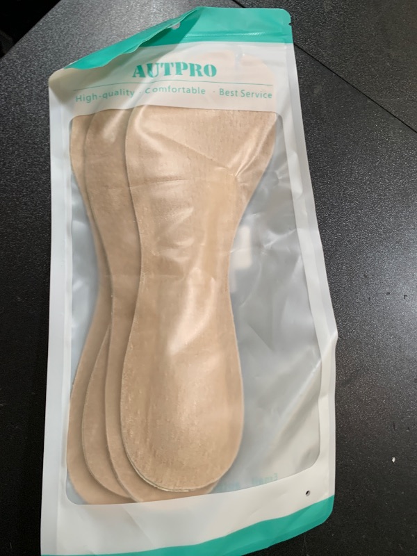 Photo 1 of (2 Pairs)Pigskin Flip Flop Insoles Arch Support Non Slip, Cuttable Thong Sandal Cushion Inserts Women Men for Sweaty Feet, Adhesive Flip flop Toe Padding Protectors Relief Blister Rub Pain. 8-12 Size