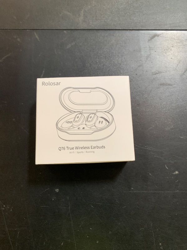 Photo 1 of Wireless Earbuds, 2025 Bluetooth 5.4 Headphones Sport, Bluetooth Earbuds with ENC Noise Canceling Mic, 50H Stereo Wireless Headphones IP7 Waterproof with Earhooks, Dual LED Display for Workout/Running
