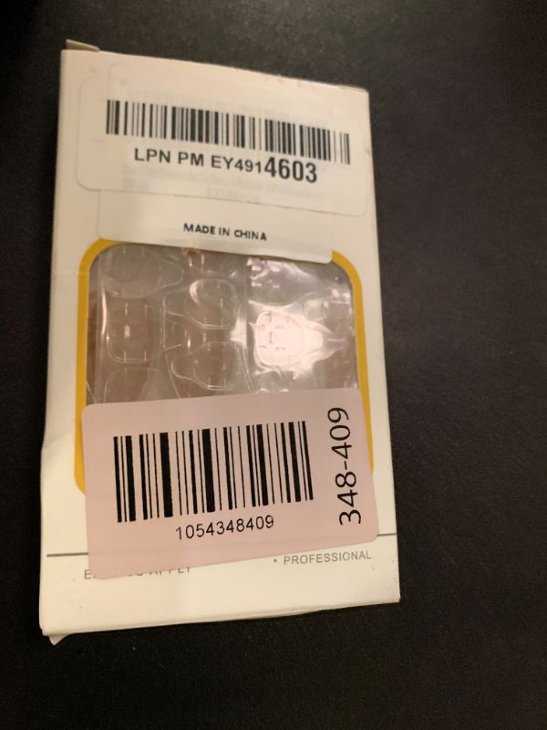 Photo 1 of YOSOMK Nude Press on Nails Almond Shaped Fake Nails Medium Glossy Stick on Nails Natural Full Cover False Nails Acrylic Glue on Nails for Women