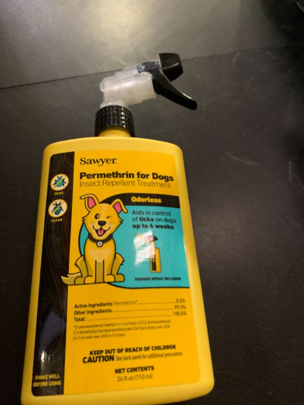 Photo 1 of Sawyer Products SP624 Permethrin, Permethrin for Dogs Insect Repellent Treatment