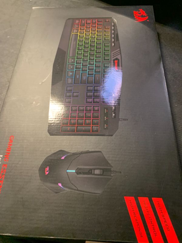 Photo 1 of Redragon S101 Gaming Keyboard, M601 Mouse, RGB Backlit Gaming Keyboard, Programmable Backlit Mouse, Value Combo Set [New Version]