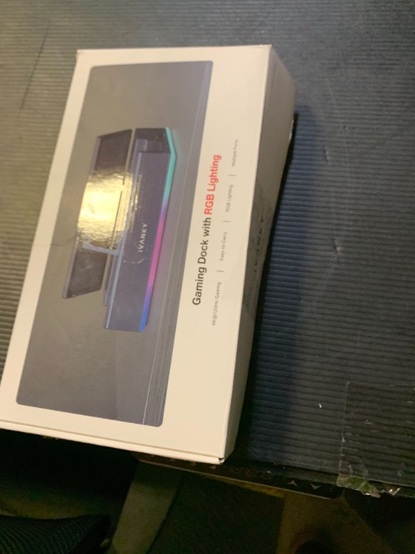 Photo 1 of iVANKY 14-in-1 RGB 4K@144Hz Docking Station with 100W PD Charger for Steam Deck OLED/ROG Ally X/Lenovo Legion Go, Foldable Dock with HDMI Gigabit Ethernet 10Gbps USB 3.2, SD/TF Slots, 1Gbps Ethernet