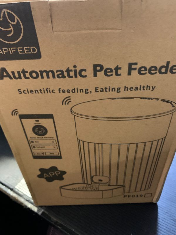 Photo 1 of PAPIFEED Automatic Cat Feeder 3L, Timed Cat Feeders for Dry Food, Programmable Feeding Schedule, Automatic Pet Food Dispenser with Dual Power Supply, 1-4 Meals Per Day for Cats and Small Dogs