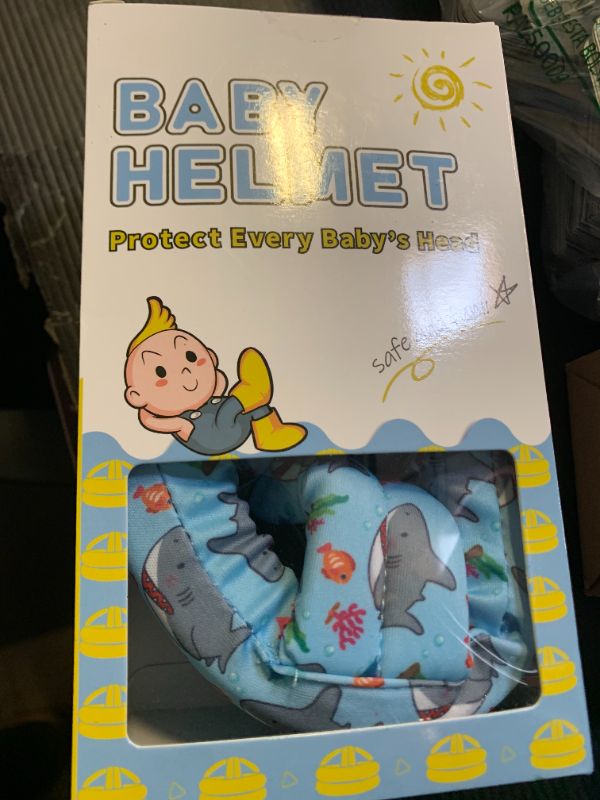 Photo 1 of Baby Helmet for Crawling & Walking - Head Protector for Infants, Soft Cushion Safety Headguard, Toddler Inflatable Helmets 6-12 Months