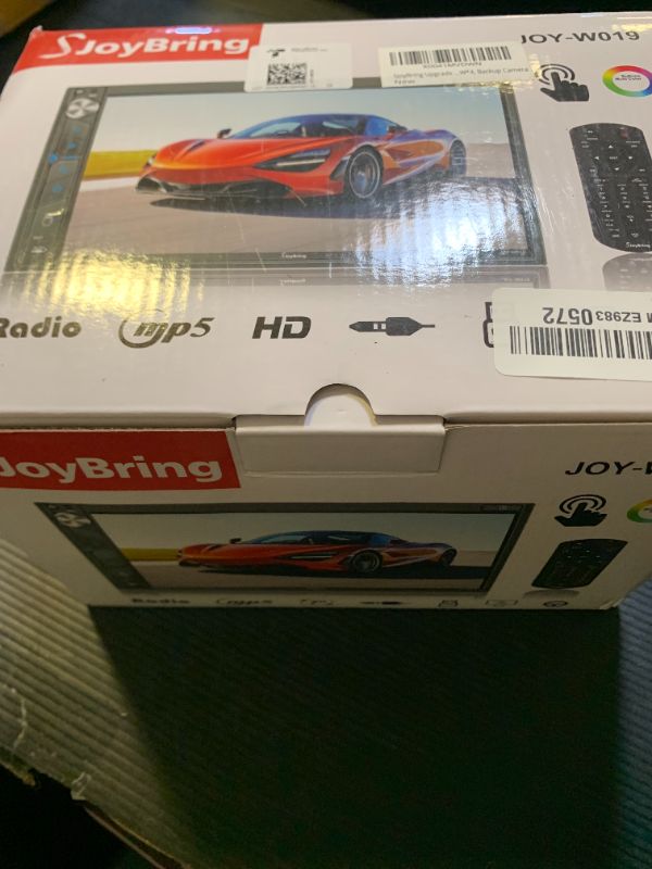 Photo 1 of SJoyBring Upgrade Wireless Double Din Car Stereo with Apple Carplay, Android Auto, Dash Cam, Bluetooth, 4-Channel RCA, 2 Subwoofer Ports, 7" HD Capacitive Touchscreen Car Radio, 60W*4, Backup Camera