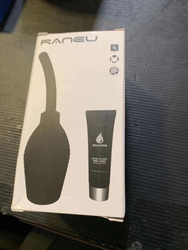 Photo 1 of RANEU Enema Bulb Kit with Lube Anal Douche Superior Materials Douche for Men Women Made of Comfortable Material