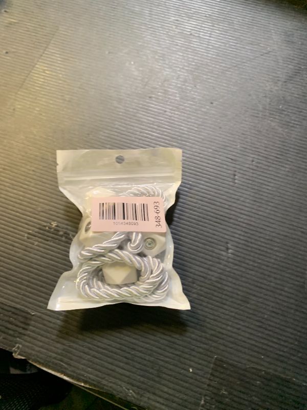 Photo 1 of Hion Magnetic Curtain Tiebacks White 2pcs, Curtain Tiebacks Buckles Holdbacks Holders Hooks Clip for Home Bedroom Office Decorative Curtain
