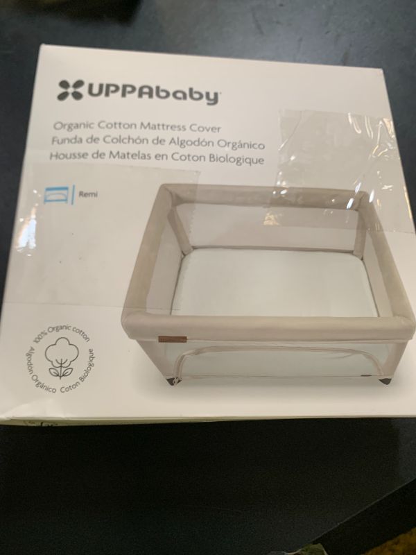Photo 1 of UPPAbaby Mattress Cover for Remi Playard/Soft and Breathable/Machine Washable/Organic Cotton