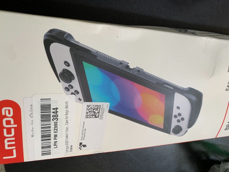 Photo 1 of Lmcpa Dockable Case for Nintendo Switch 2 (2025)[7.9 inch] - TPU Grip Protective Cover for Switch New Gen 2025 Console & Joy-Con Controller Accessories - Black