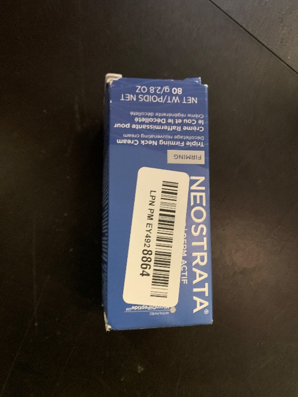 Photo 1 of NEOSTRATA Triple Firming Neck Cream, New & Improved Formula - with MicroDiPeptide229®, NeoGlucosamine, and Bakuchiol, Fragrance-free, Oil-Free, Décolletage Rejuvenating Cream For all Skin Types, 80 g.