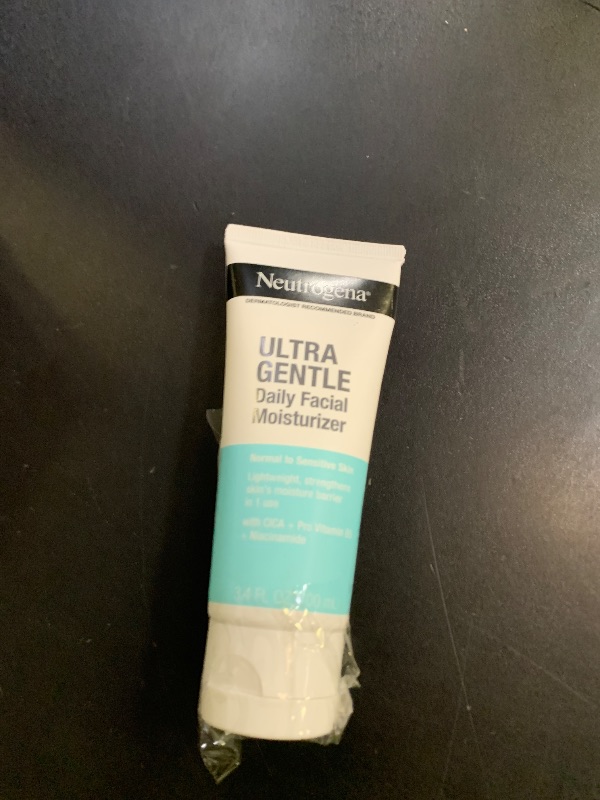 Photo 1 of Neutrogena Fragrance Free Daily Facial Moisturizer, Face & Neck Moisturizer for Sensitive Skin with Vitamin B3, Pro-Vitamin B5 & Vitamin E Supports Skin's Dynamic Barrier, 3.4 fl. oz