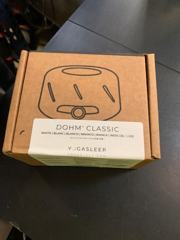 Photo 1 of Yogasleep Dohm Classic (White) The Original White Noise Sound Machine, Soothing Natural Sounds from a Real Fan, Sleep Therapy for Adults & Baby, Noise Cancelling for Office Privacy & Meditation