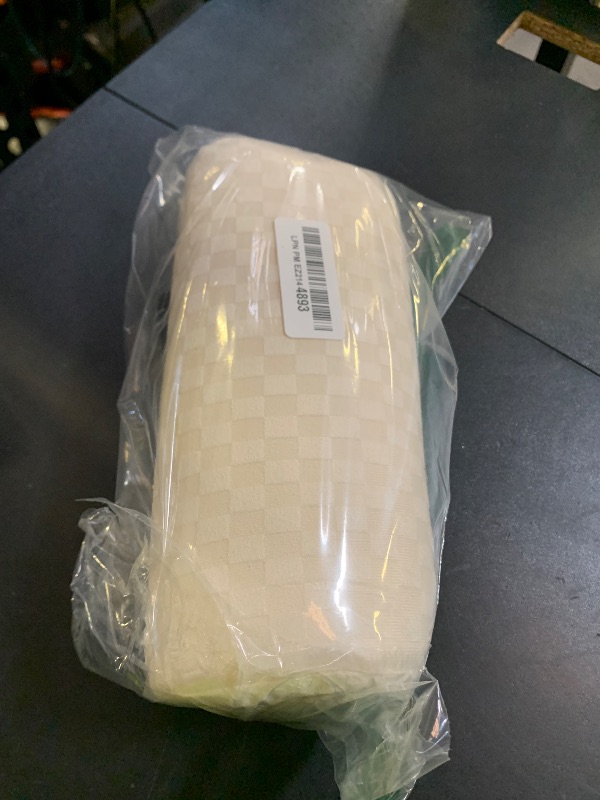 Photo 1 of coceyese Lumbar Roll Pillow for Lower Back, Lumbar Support Foam Roll Cushion with Pillowcase and Upgraded Strap for Office, Chair, Car, Seat Pain Relief & Improving Posture (Cream, Short-11 * 4.3'')