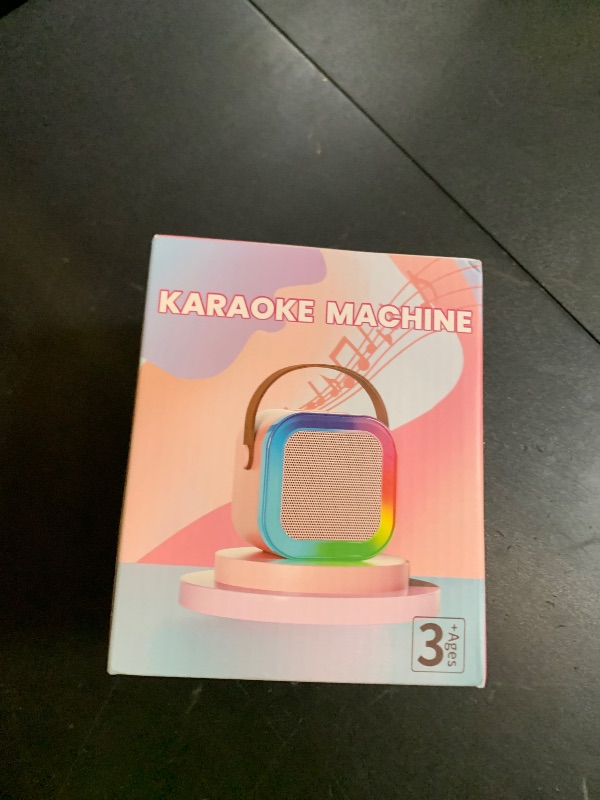 Photo 1 of Peski Karaoke Machine for Kids Adults, Portable Bluetooth Mini Karaoke Microphone Singing Speaker Karaoke Player with 2 Wireless Mic, for All Smartphones,Birthday, Family,Home Party(Deep Blue)