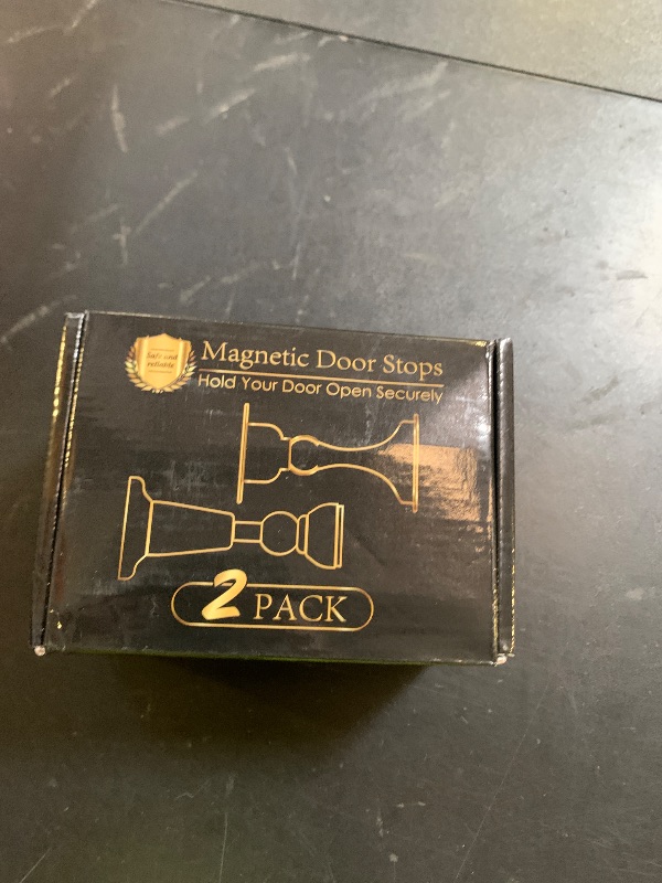 Photo 1 of Magnetic Door Stoppers 2 Pack, Door Stops for Wall and Floor Mounting, Door stoppers for Bottom of Door Door Holder Keep Door Open, No Drilling Door Stop with 3D Adhesive Tapes