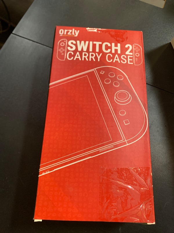 Photo 1 of Orzly Case for Nintendo Switch 2 Protective Travel Carry Case with Screen Padding, Game Cards & microSD Slots with Zipped & Open Pockets for Console Accessories - Gift Box Edition