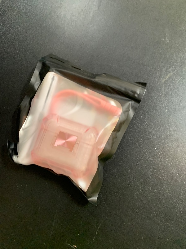 Photo 1 of Wowwat Airpods 3rd Generation Case with Security Lock Snap Switch, Clear Airpods Case 3rd Generation with Silicone Wrist Strap with Cleaning Kit - Clear Pink