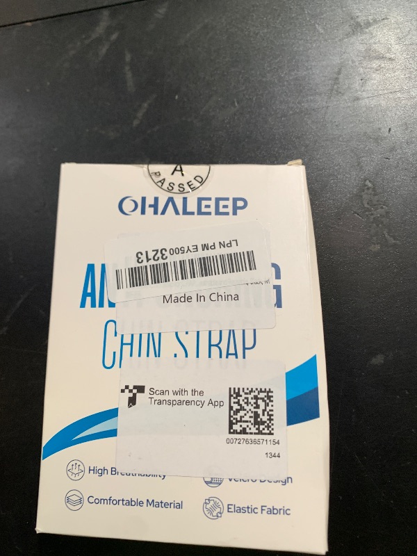 Photo 1 of Anti Snore Chin Strap for CPAP Users, Snore Stopper with Adjustable Velcro, Chin Strap for Sleeping Comfortable Stop Snoring Solution, Anti Snoring Devices Breathable and Reusable