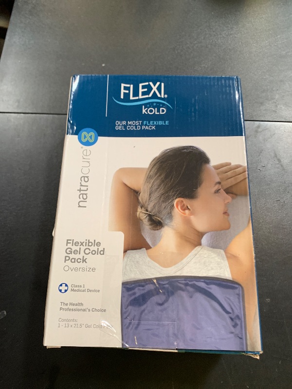 Photo 1 of FlexiKold Extra Large Gel Soft Flexible Ice Pack for Injuries – Ice Compress, Ice Pad, & Flat Ice Wrap for Post Surgery for Injuries of Shoulder, HIPS & Full Back – XL – Oversize 13” x 21.5”