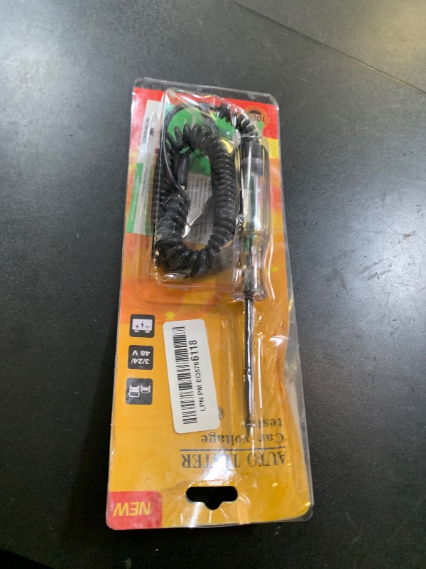 Photo 1 of WINAMOO Automotive Test Light with 3-48V LED Digital Voltage Display, Auto Circuit Tester with Voltmeter & Dual Color Polarity Indicate, Electric Test Pen w/Stainless Probe for Car/Truck/SUV Checker