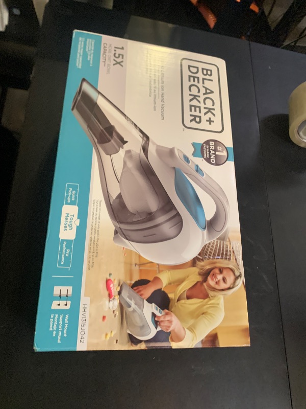 Photo 1 of BLACK+DECKER dustbuster Cordless Handheld Vacuum, Home and Car Vacuum (HHVI315JO42)