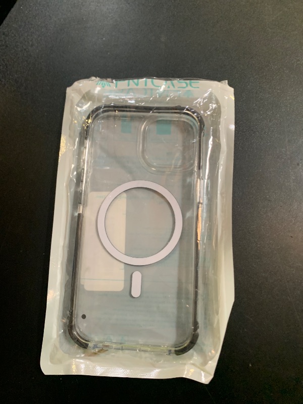 Photo 1 of FNTCASE for iPhone 13 Pro Case: Magnetic Anti-Yellowing Slim Clear Phone Case | Military Grade Protective & Shockproof Drop Protection Thin Transparent Cover(Clear)