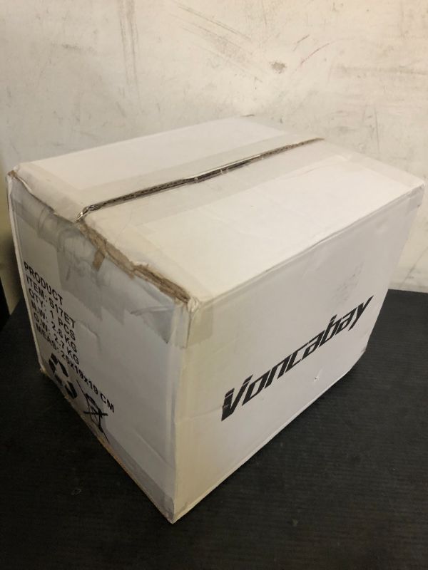 Photo 1 of Voncabay Money Safe Box for Home with Sensor Light & Fireproof Money Bag - 0.23 Cubic Feet Security Safe Box with Digital Keypad, Keys & Pass Code Lock Black