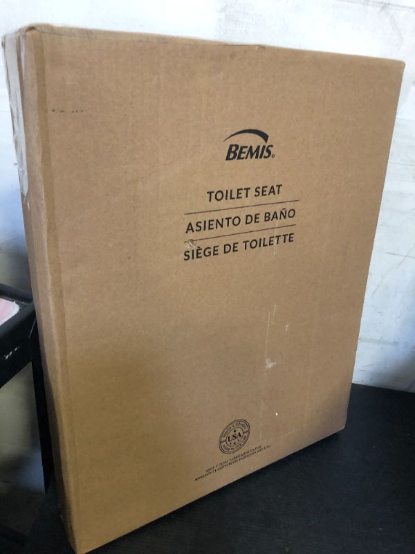 Photo 1 of Bemis 400TTA Economy Durable Wood Toilet Seat, Made in USA, Round, White