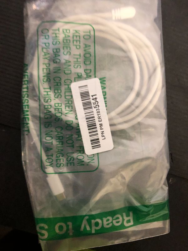 Photo 1 of USB C to DC Charger Adapter for Echo Dot 3rd/4th Gen, Echo Dot 3rd/4th Gen with Clock Kids,Echo Spot (White)