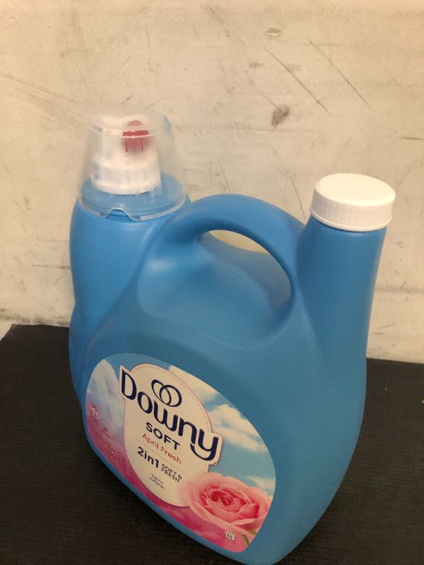 Photo 1 of Downy Fabric Softener Liquid, April Fresh Scent, 140 fl oz, 190 Loads, HE Compatible, Downy Fabric Softener, Liquid Fabric Softener, Laundry