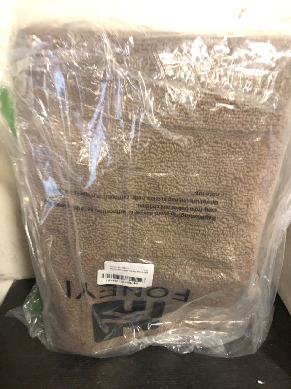 Photo 1 of FONEYI Indoor Door Mat 36" x 59", Dirt Trapper Door Mats Non-Slip Entryway Rugs Washable, Absorbent Resist Dirt Welcome Mat, Low Profile Inside Floor Mats for Front Back Door and Entryway, Beige