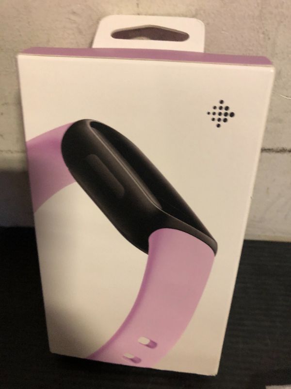 Photo 1 of Fitbit Inspire 3 Health &-Fitness-Tracker with Stress Management, Workout Intensity, Sleep Tracking, 24/7 Heart Rate and more, Lilac Bliss/Black, One Size (S & L Bands Included)