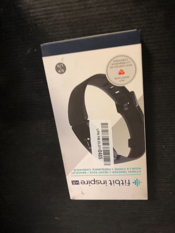 Photo 1 of Fitbit Inspire HR Heart Rate and Fitness Tracker, One Size (S and L Bands Included), 1 Count