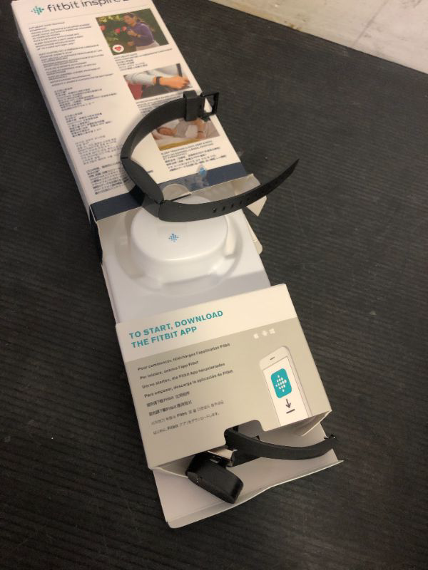 Photo 1 of Fitbit Inspire HR Heart Rate and Fitness Tracker, One Size (S and L Bands Included), 1 Count