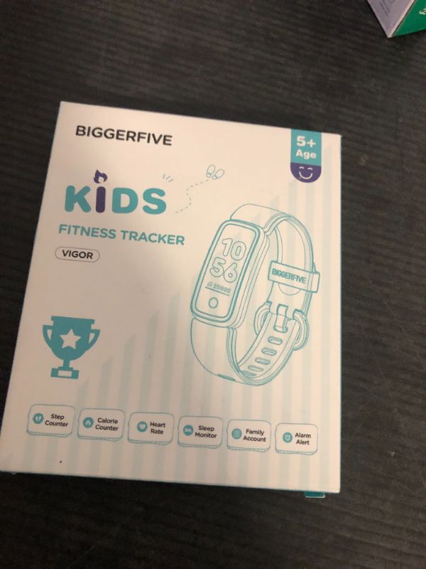 Photo 1 of BIGGERFIVE Vigor Kids Fitness Tracker Watch for Girls Boys Ages 5-15, IP68 Waterproof, Activity Tracker, Pedometer, Heart Rate Sleep Monitor, Calorie Step Counter Watch
