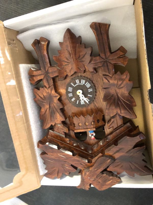 Photo 1 of Trenkle Kuckulino Black Forest Clock with Quartz Movement and Cuckoo Chime, Turning Dancers, Height 9 inch TU 2018 PQ