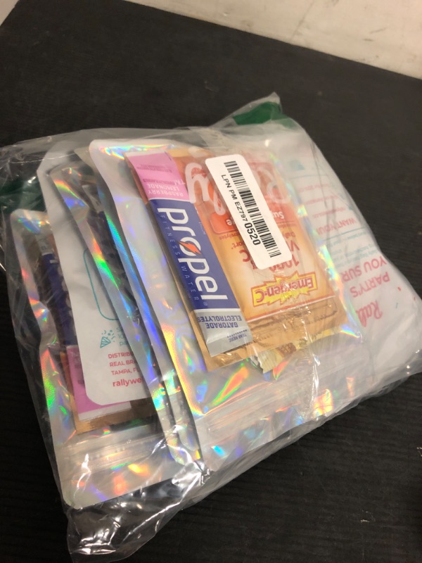 Photo 1 of The Rally Bag - 10 Pre-Filled Hangover Kits – Bulk Pre-Filled Hangover Gift Bags, Recovery Kits & Goody Bags for Bachelorette Party Favors, Girls Trip Essentials, Wedding Parties & 21st Birthdays by Real Vitamins (10 Kits)
