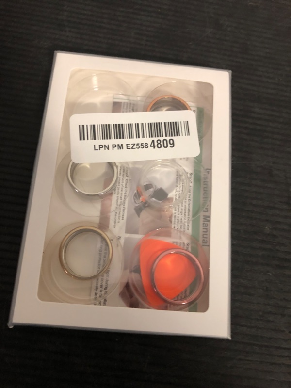 Photo 1 of Hexasider 5 Pack Ring Cover Compatible with Oura Ring Gen 4/Oura Ring Gen 3 Horizon/Heritage, Abrasion-Resistant TPU Case for Oura Ring Protector Accessories for Oura Size 8